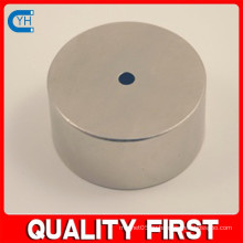 Сделано в Китае Производитель &amp; завод $ поставщика Высокое качество цилиндра неодимовый магнит с небольшой отверстие
